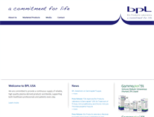 Tablet Screenshot of bpl-us.com